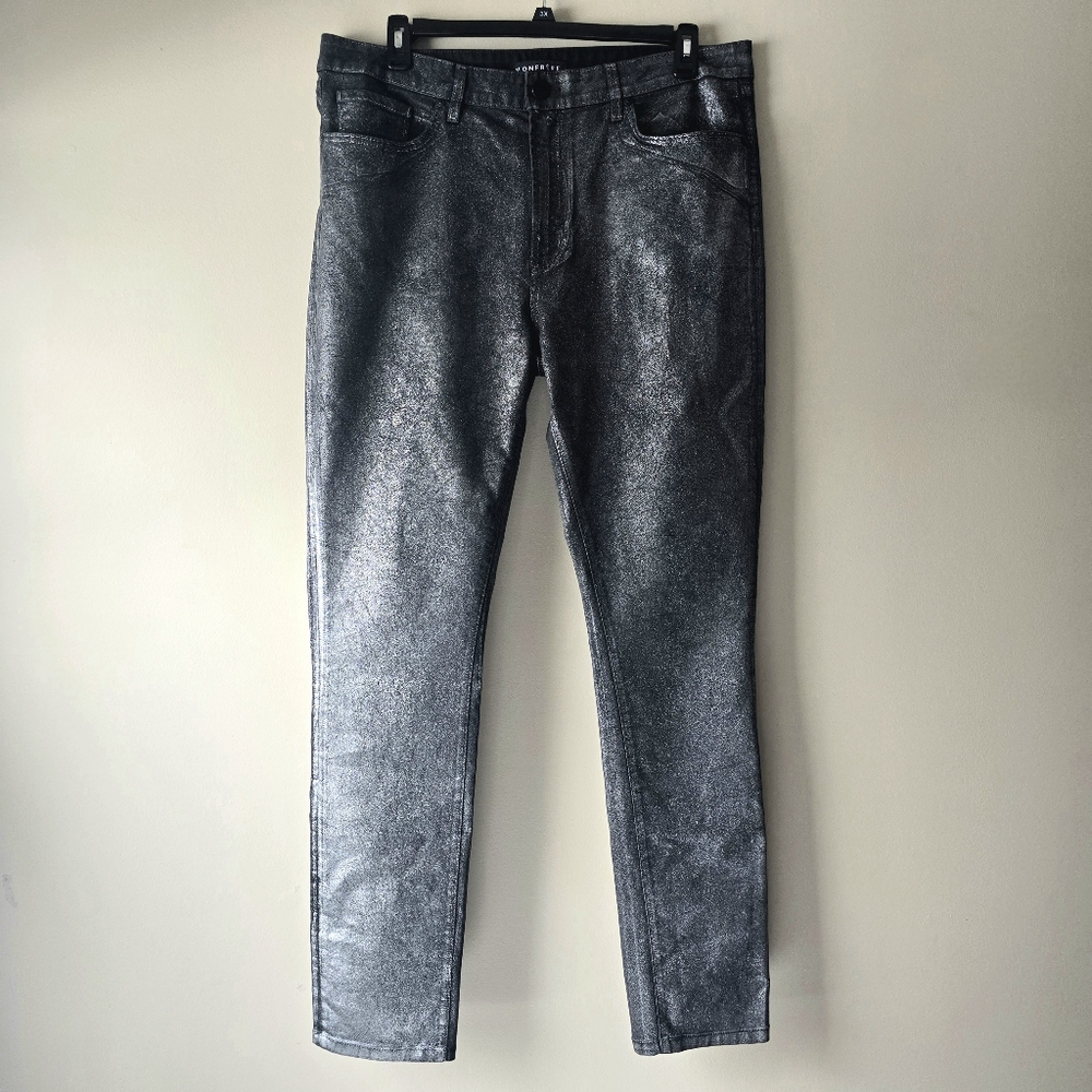 Monfrère Clint jeans black silver embellished wash